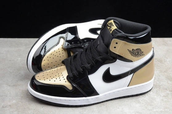 Cheap EP  Patent Gold 007 Retro NRG Jordan High Toe 1 861428 861428-007 0513